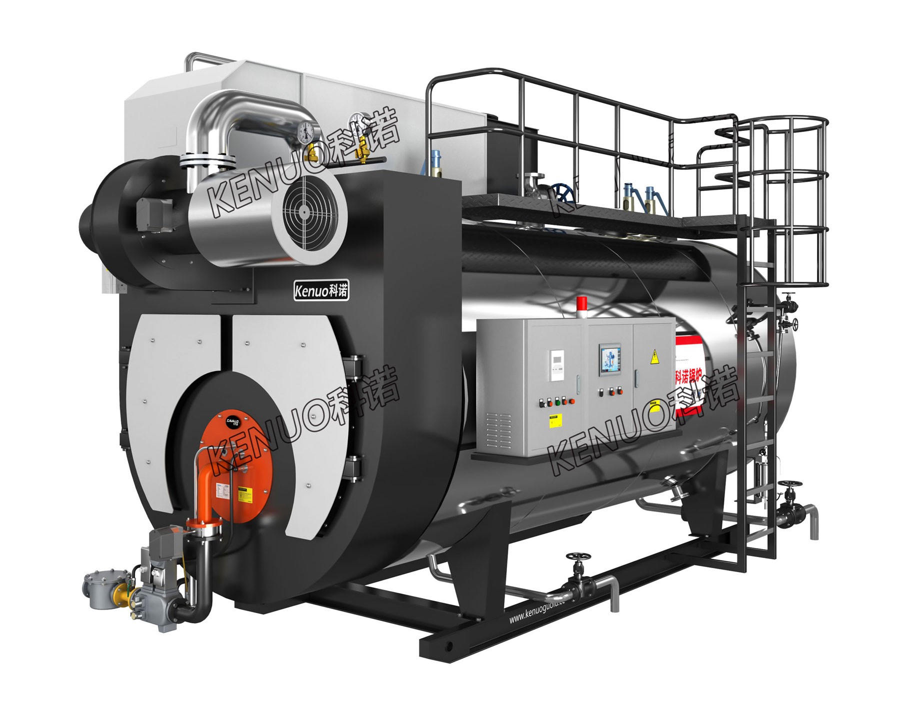 科诺超低氮冷凝蒸汽锅炉（前置空预）